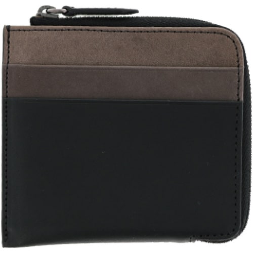 シルヴァノ・ビアジーニ 牛革 ミニ財布 ブラック