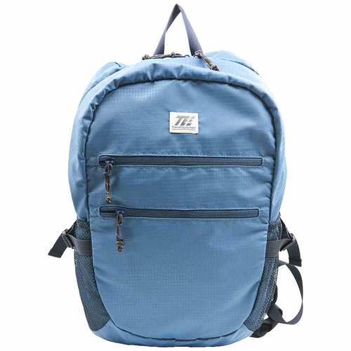 TE パッカブルリュック ブルー