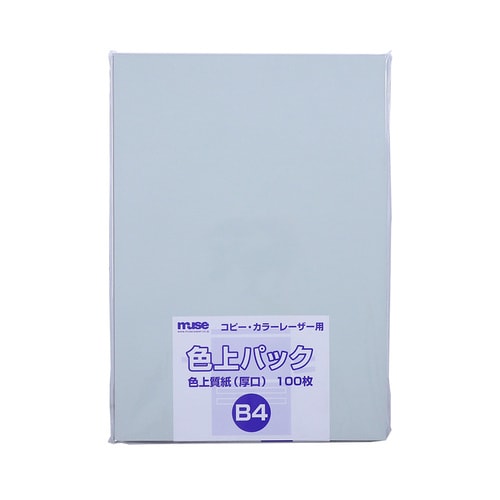色上質紙 厚口 B4 100枚入 うす水 2セット