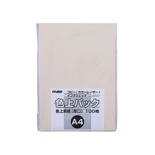 色上質紙 厚口 A4 100枚入アイボリー3セット