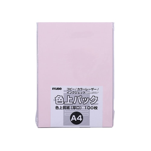 色上質紙 厚口 A4 100枚入 桜 3セット