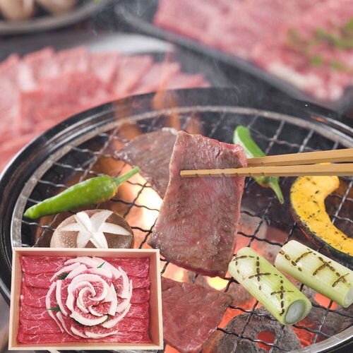 神戸牛(焼肉モモ200g・焼きしゃぶ200g)