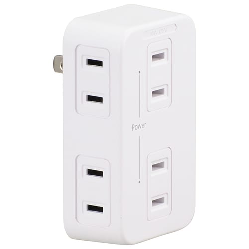 発煙ガードタップ6口 HS3