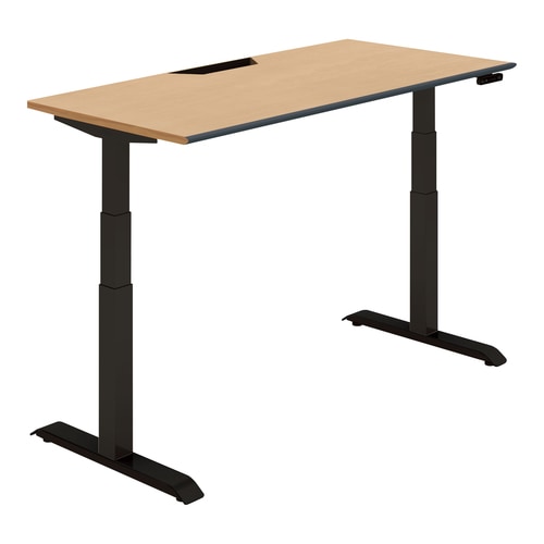 デスク シークエンス ソフトエッジ天板 ボタン昇降