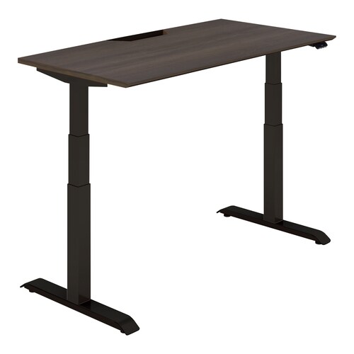 デスク シークエンス 舟底エッジ天板 Fレバー昇降