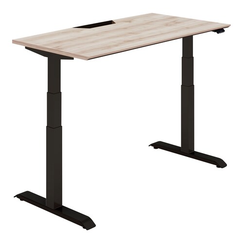 デスク シークエンス 舟底エッジ天板 Fレバー昇降