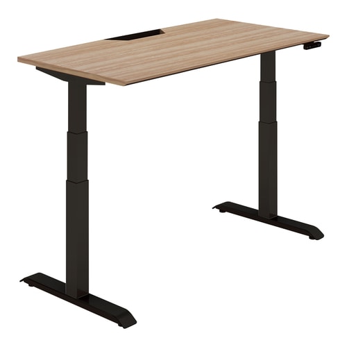 デスク シークエンス 舟底エッジ天板 ボタン昇降