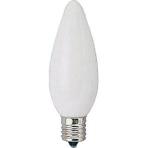 シャンデリア球40Wホワイト口金E12