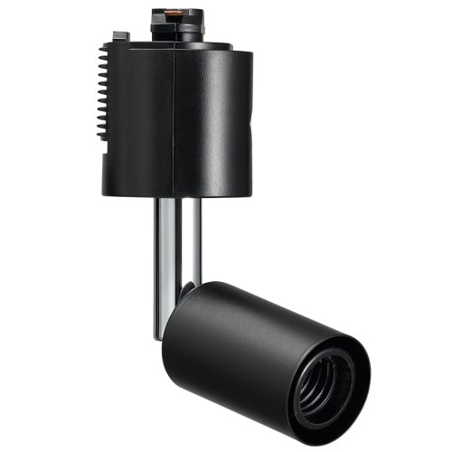 スポットライトショートE17電球なし黒