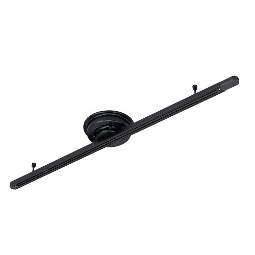 薄型シーリング直付けダクトレール1000mm 黒