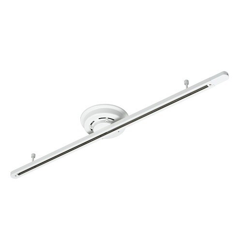 薄型シーリング直付けダクトレール1000mm 白