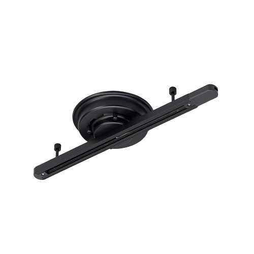 薄型シーリング直付けダクトレール500mm 黒