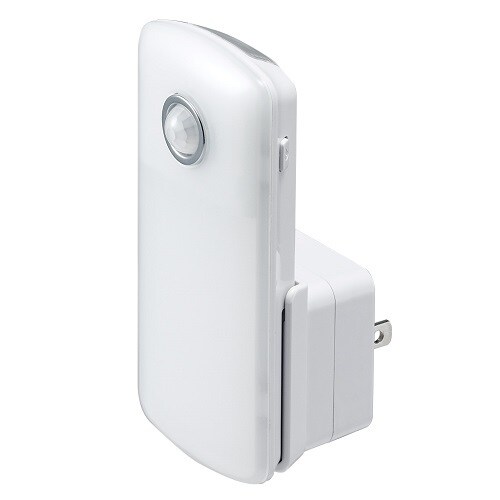 無接点充電式人感明暗ナイトライト小ホワイト