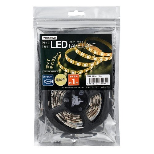 テープライト電球色1m