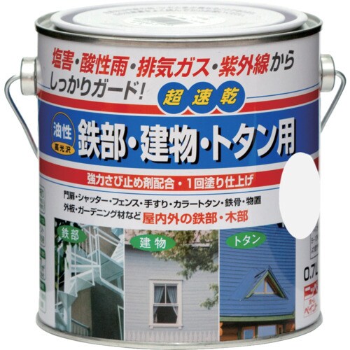 ニッぺ 油性鉄部・建物・トタン用 0.7L パール