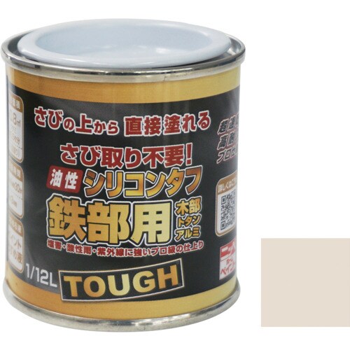 ニッぺ 油性シリコンタフ 1/12L アイボリー