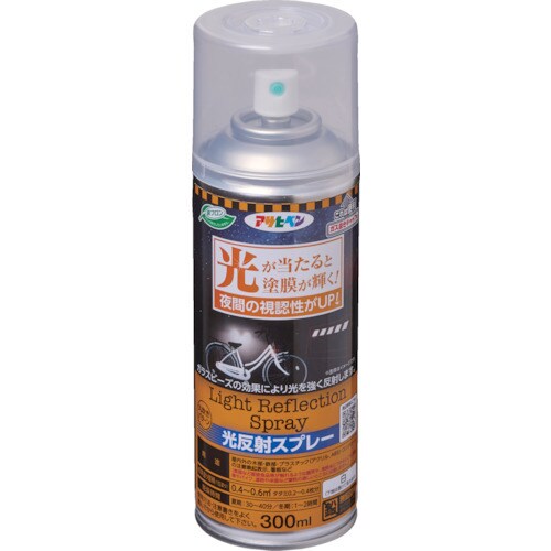 アサヒペン 光反射スプレー 300ML 白