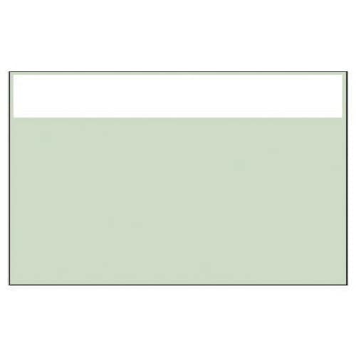 ユニット 配管識別シート 白 帯のみ 大・ユニシー