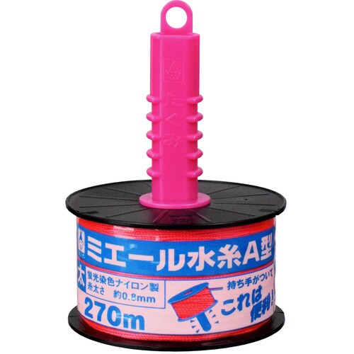 たくみ ミエール水糸A型ピンク太270m