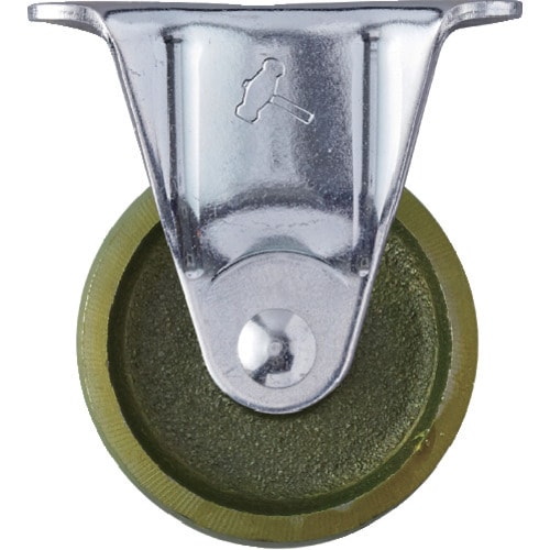 ハンマー プレート式固定鋳物キャスター 50径 G
