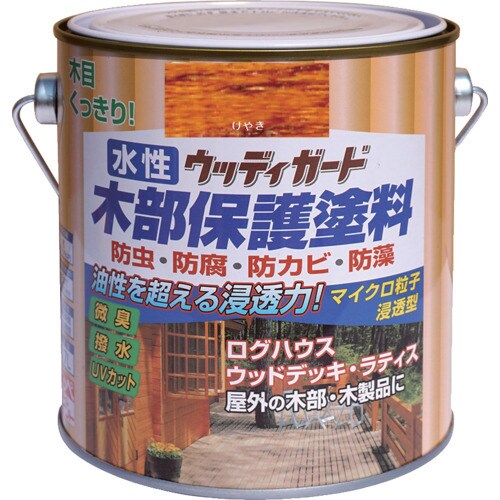 ニッぺ 水性ウッディガード 0.7L けやき HW