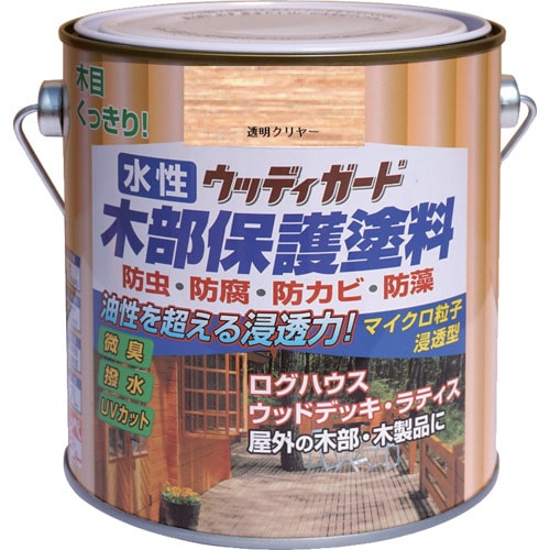 ニッぺ 水性ウッディガード 0.7L 透明クリヤー