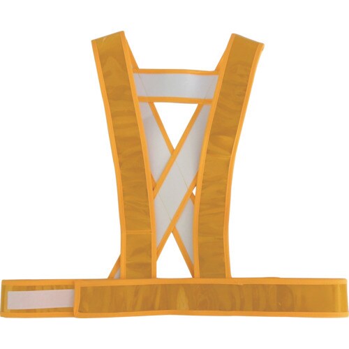 ミズケイ タスキ型安全ベストショート丈<ゴールド>