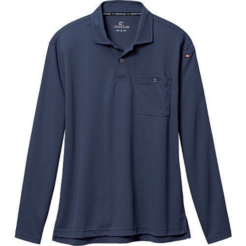 バートル 長袖ポロシャツ665−3−LLネイビー