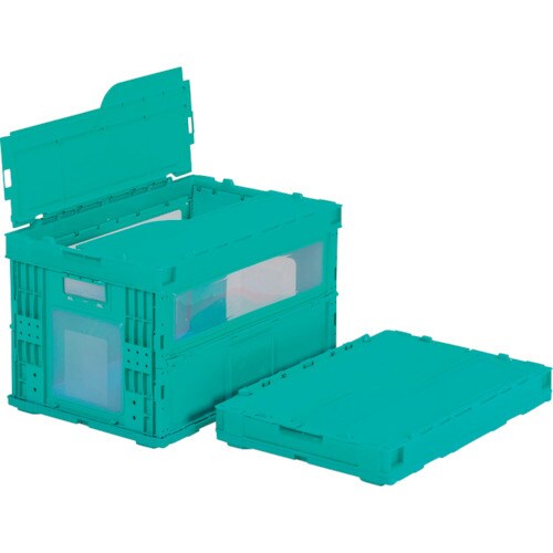 フタ一体型折りたたみコンテナー 5591