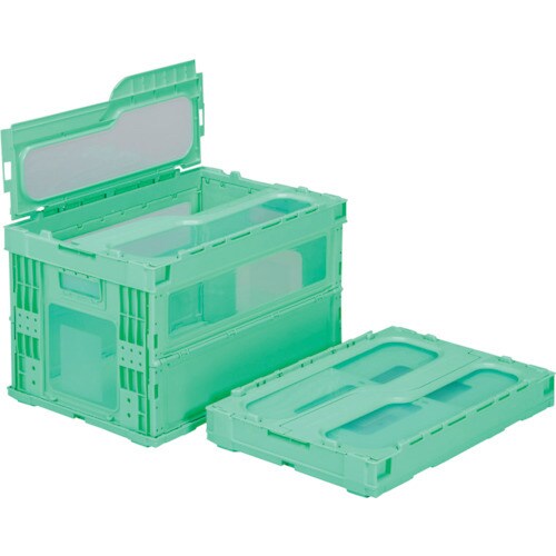 フタ一体型折りたたみコンテナー 5594