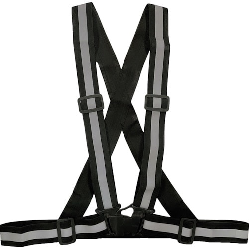 ミズケイ 伸縮タスキ型ベスト ブラック