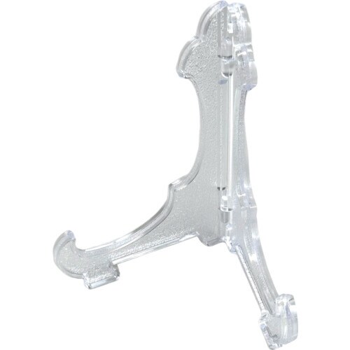 福井金属工芸 皿立て 4号 プラスチック 透明 6