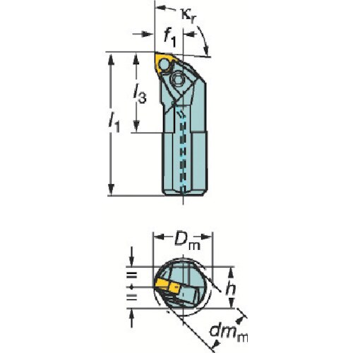 サンドビック T−Max P ネガチップ用ボーリン