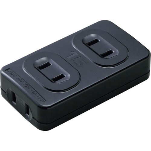 ELPA テーブルタップ 3個口 ブラック