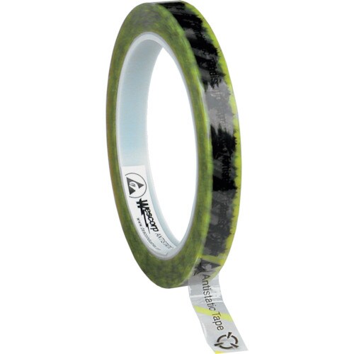 DESCO 静電気防止テープ マーク・黄色帯付き