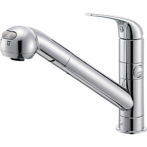 SANEI シングルワンホールスプレー分岐混合栓