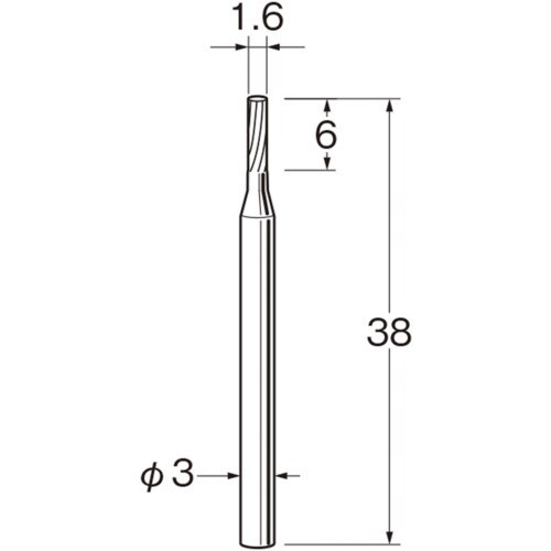 リューター チタンアルミナコーティング超硬カッター