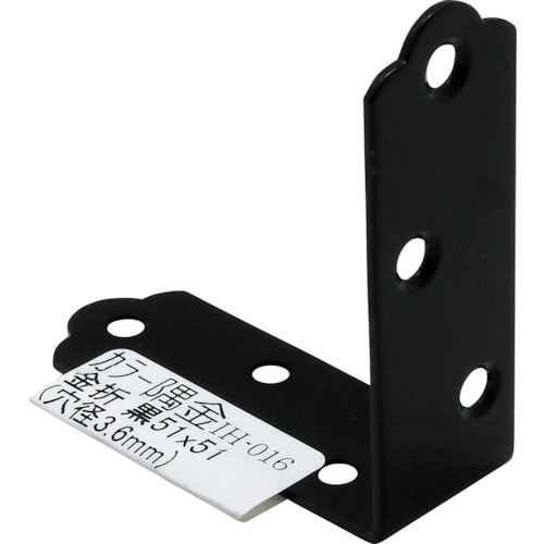 WAKI カラー隅金 金折 黒 IH−016 51