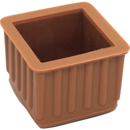 BC−282 イスキャップ 角脚用 薄茶