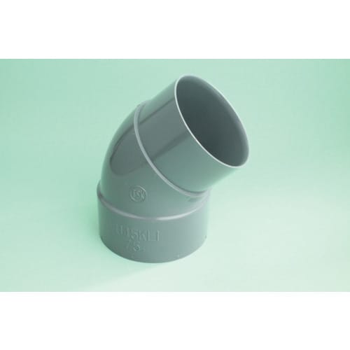 トーエー VU継手 45°片受片差しエルボ 50