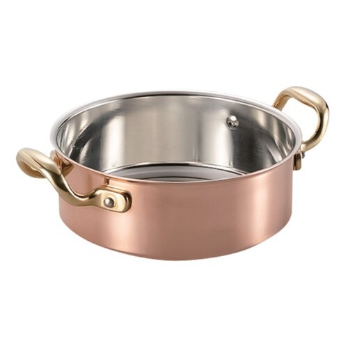 SW 銅両手鍋 浅型