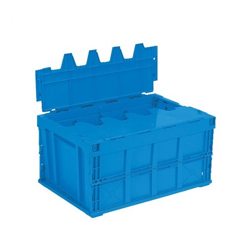 サンクレット 折りたたみコンテナー (ブルー)