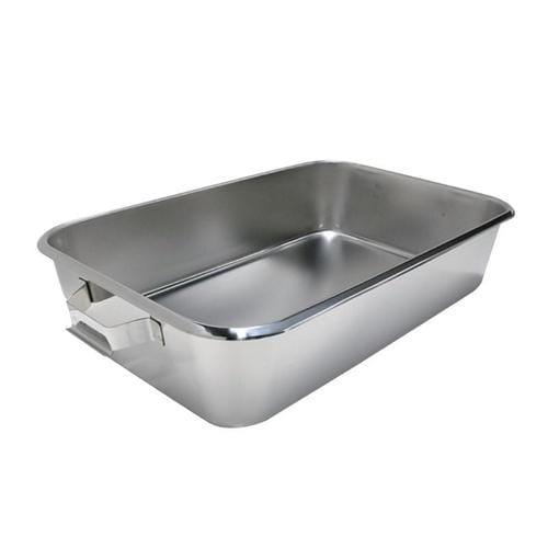 給食バット・固定ハンドル 半カールフランジ研磨有