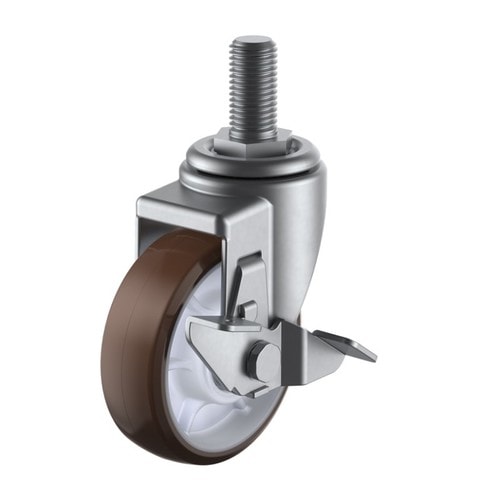 ユーエイキャスターネジ込み式SJT−100BRUS