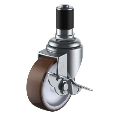 ユーエイキャスター差込式SUS−STF−75URS