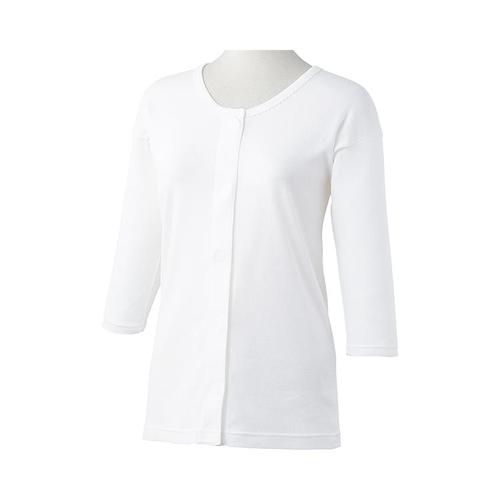 ウィズエール ワンタッチ肌着 八分袖 婦人