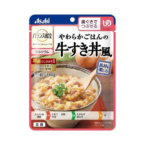 バランス献立 やわらかごはんの牛すき丼風×24