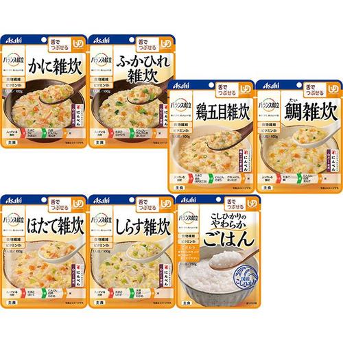 バランス献立 舌でつぶせる 主食7種×6個