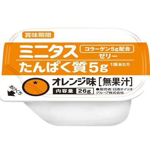 ミニタス たんぱく質ゼリー オレンジ味×56