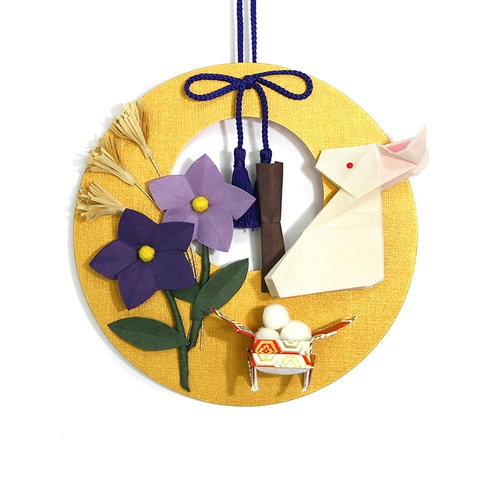 リース飾り 手作セット 月見うさぎ 10セット